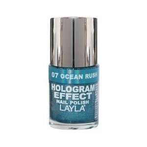  Layla Hologram Effect Nail Polish, Ocean Rush Health 