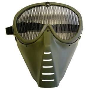  Tactical Goggles, Facemask, Aluminum Face Shield Airsoft 
