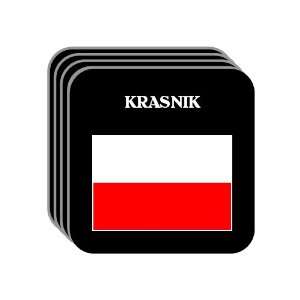  Poland   KRASNIK Set of 4 Mini Mousepad Coasters 