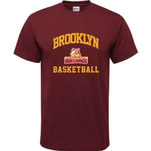   Bulldogs Maroon Youth Basketball Arch T Shirt: Sports & Outdoors