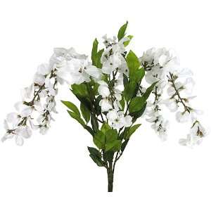  20 Pretty Sweet Pea Bush Wedding Silk Flowers   White 145 