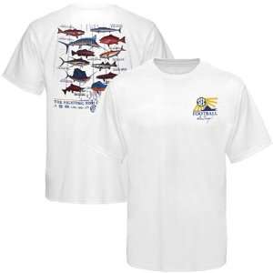  SEC Gear Multi Fish T shirt   White