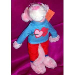  12 Plush Pink Panther Valentine Doll Toy: Toys & Games