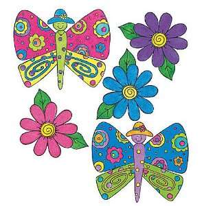   12932 K.P. Kids Butterfly Garden Wallpaper Cutout