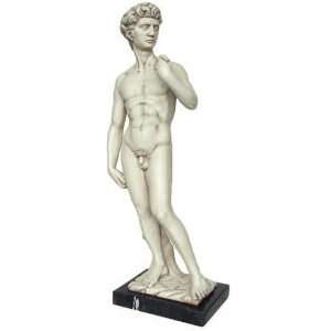   : David By Michelangelo   Large 24H Statue Sculpture: Home & Kitchen