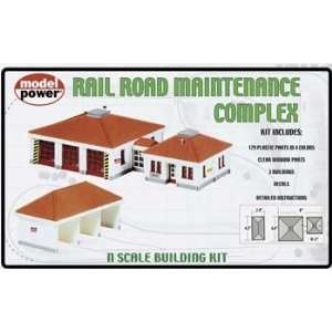  1584 RR Maintenance Complex 3 Building Kit N Toys & Games