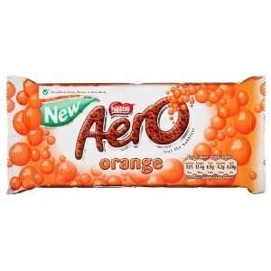 12 pack of Limited Edition Nestle Aero Orange Chocolate Candy, 41g 