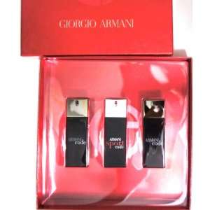  Armani Code Coffret Gift Set for Men (TWO 0.67 OZ Armani 