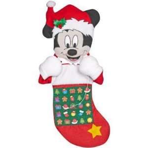 Mickey Mouse Stocking Advent Calendar w/ Sound by Gemmy  