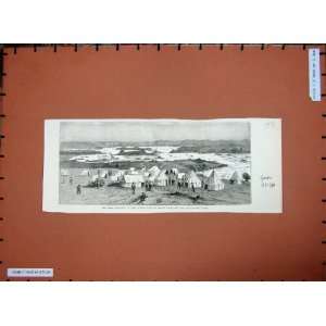   1884 Cataract Wady Halfa Blue Jackets Camp Tents War: Home & Kitchen