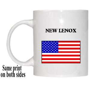  US Flag   New Lenox, Illinois (IL) Mug 