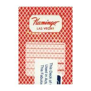  Flamingo Casino Red Oval Playing Cards