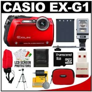  Casio Exilim EX G1 Endurance 12.1 MP Digital Camera (Red 
