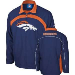  Denver Broncos  Navy  Play Maker Jacket: Sports & Outdoors