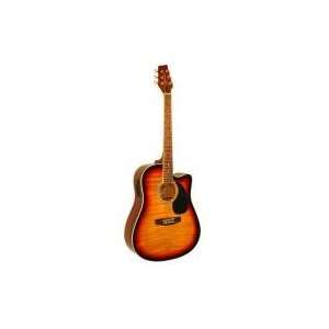   Electric/Acoustic Guitar in Tobacco Sunburst Musical Instruments