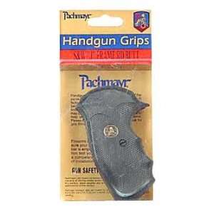 Pachmayr Grip Gripper Black W/Finger Grooves S&W J Rnd Butt 3249 