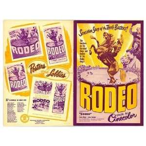  Rodeo Original Movie Poster, 11 x 17 (1952)