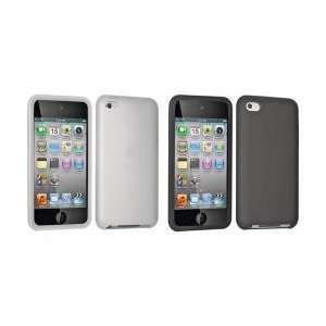    Black and White Silicone Cases For iPod touch 4G: Everything Else