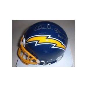 Charlie Joiner Autographed San Diego Chargers Riddell Throwback 1974 