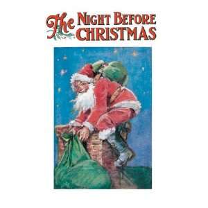  The Night Before Christmas 28x42 Giclee on Canvas