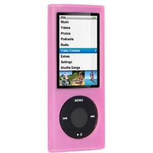  Amzer Silicone Skin Jelly Case for iPod nano 5G (Pink 