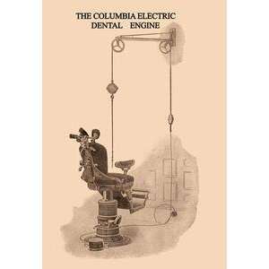   Vintage Art Columbia Electric Dental Engine   07001 3: Home & Kitchen