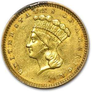 $1.00 Liberty Head Gold Coin (Type 1) HEAVILY DAMAGED 