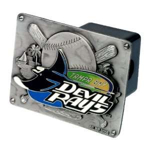 Tampa Bay Devil Rays MLB Pewter Trailer Hitch Cover 