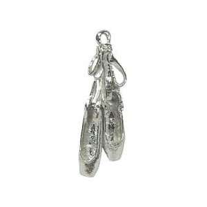  Miniature English Pewter Pointe Shoes with Ribbons sold at 