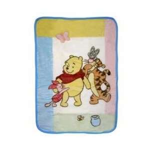 Disney Baby By Crown Crafts Pooh Pals Throw:  Home 