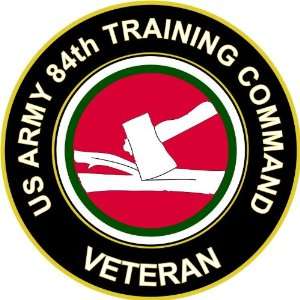  US Army Veteran 84th Training Command Sticker Decal 5.5 