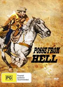 Posse from Hell NEW PAL Classic DVD Audie Murphy Saxon  