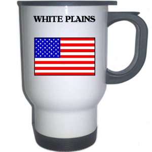 US Flag   White Plains, New York (NY) White Stainless 
