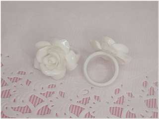 Lot of 50 Color Rose Flower Fashion Costume Women Rings  