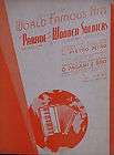   1932 SHEET MUSIC THE PARADE OF THE WOODEN SOLDIERS / PIANO ACCORDION