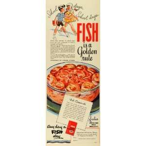  1939 Ad Department of Fisheries Ottawa Ontario Canada Fish 