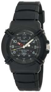   Mens HDA600 1BV 10 Year Battery Analog Sport Watch: Casio: Watches