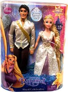 HTF RARE Disney Tangled Doll 2Pack Set Royal Celebration NIB  
