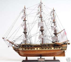 US Constitution Wood Ship Model Decorative Sailboat 31  