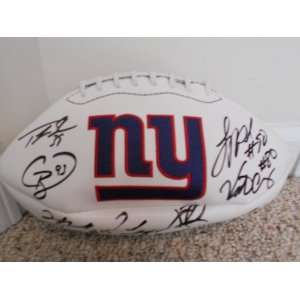   2011 12 New York Giants team signed LOGO Football: Sports & Outdoors