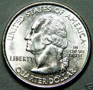 BRILLIANT UNCIRCULATED STATE QUARTER STRAIGHT FROM A U.S. MINT BAG TO 