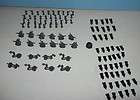 2003 Parker Brothers RISK Game Parts Gray/Black Miniature Army Pieces