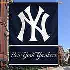 New York Yankees 27 x 37 White Pinstripe Vertical Banner Flag 