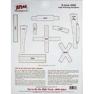  N Track Planning Template Atlas Trains Toys & Games
