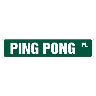  PING PONG ZONE  Sign  table tennis ball paddle racquet 
