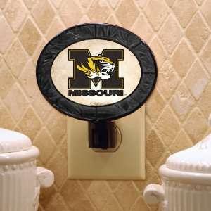   of 3 NCAA Missouri Tigers Stained Glass Night Lights: Home Improvement