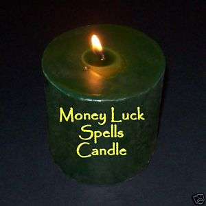Voodoo Candle Seven POWERFUL Spells Money Luck Success  