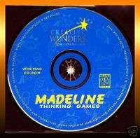 Creative Wonders MADELINE Thinking Games PC MAC CD *VG*  