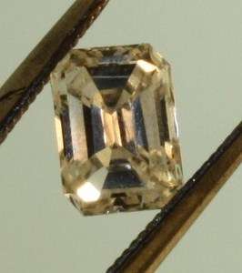 loose 1.15ct GIA emerald diamond VS2 J vintage estate antique  