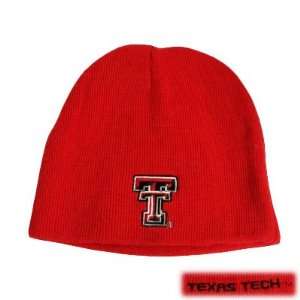   BEANIE KNIT HAT YOUTH KIDS TEXAS TECH RED RAIDERS